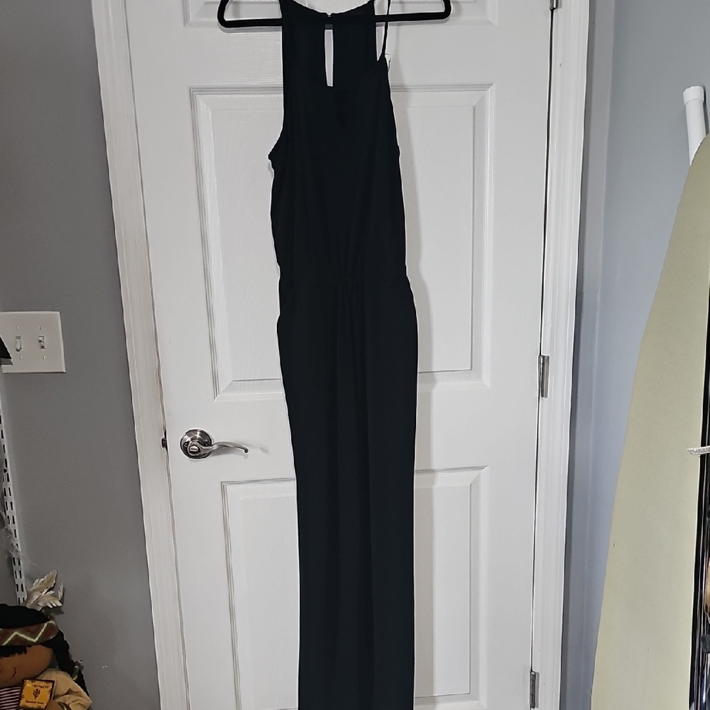 Black Sleeveless Jumpsuit